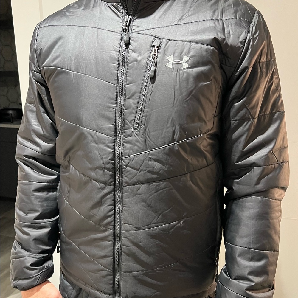 Under Armour Men's Charcoal Puffer Jacket